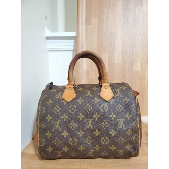 LOUIS VUITTON Monogram Canvas Speedy 25 Bag - Picture 6 of 12